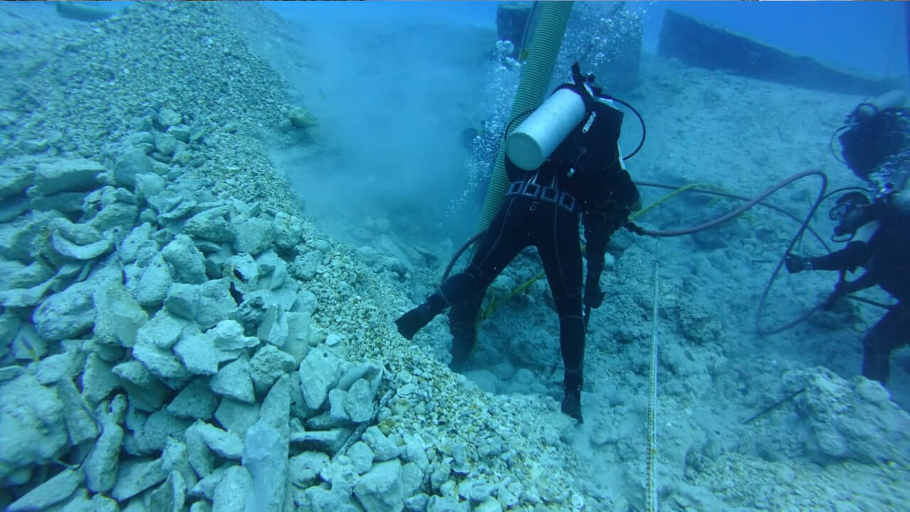 Construcción de obras marinas